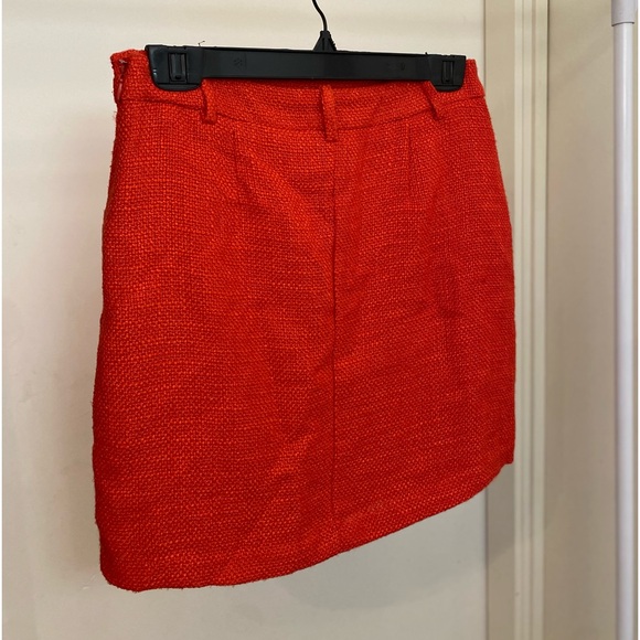 Suzy Shier Orange Skirt Size 3/4 or Small/Medium - Picture 5 of 5